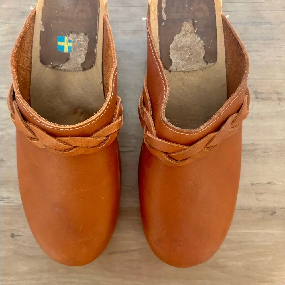 Free People x MIA Elsa Brown Leather Mules - Picture 3 of 16